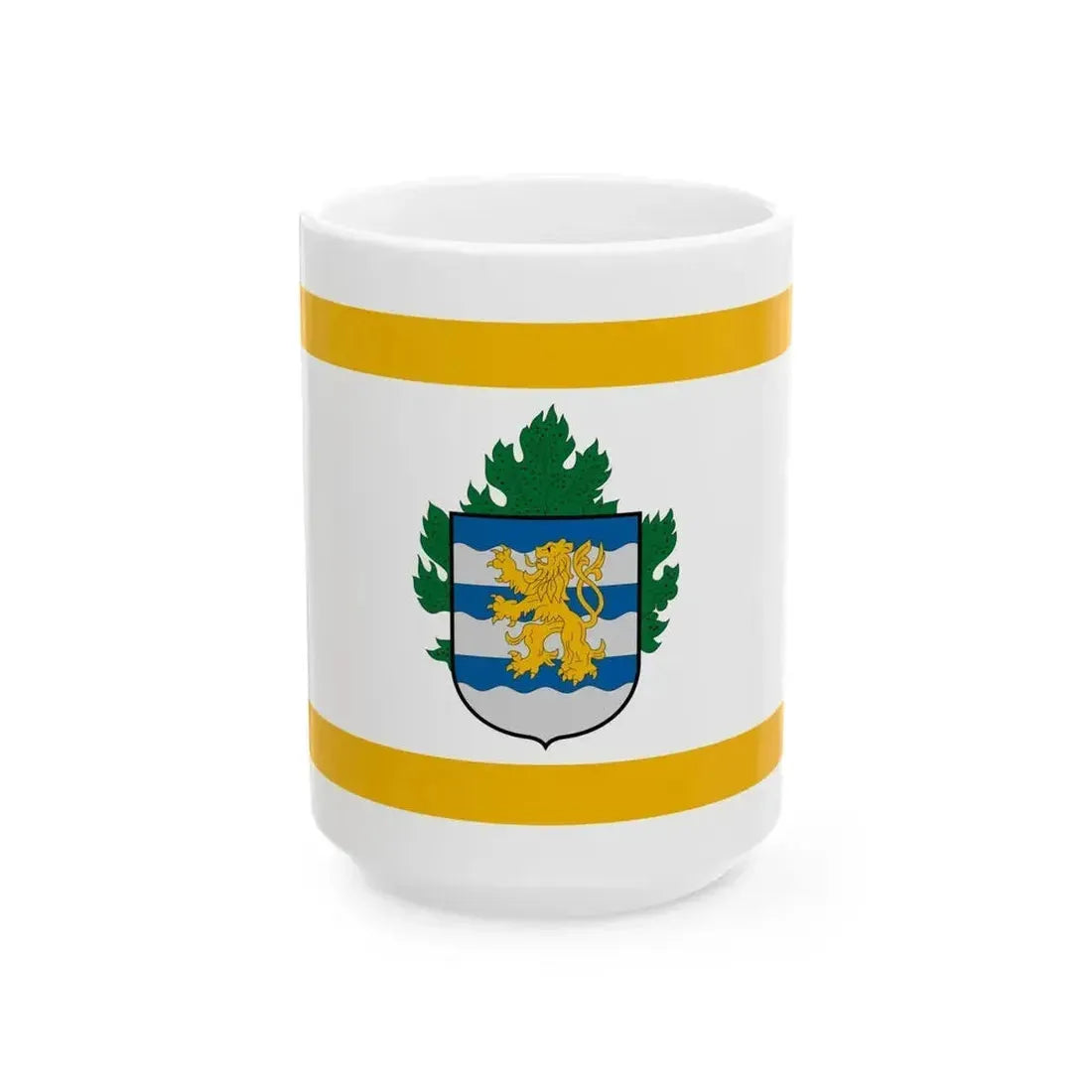 Flag of Csopak (Hungary) White Coffee Mug 15oz - Go Mug Yourself