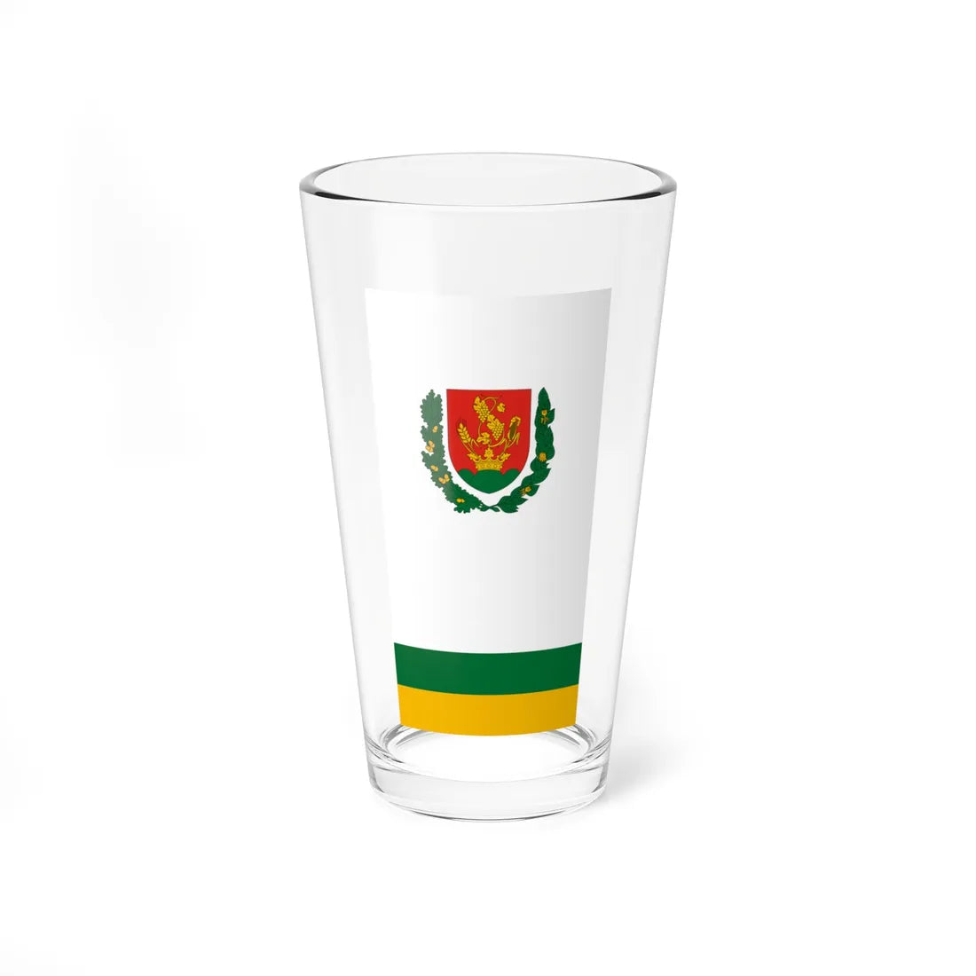Flag of Csornyefold vertical (Hungary) Pint Glass 16oz 16oz - Go Mug Yourself