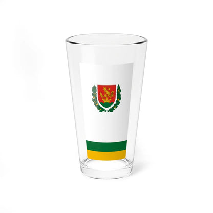 Flag of Csornyefold vertical (Hungary) Pint Glass 16oz 16oz - Go Mug Yourself