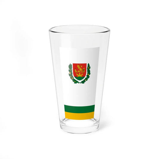 Flag of Csornyefold vertical (Hungary) Pint Glass 16oz 16oz - Go Mug Yourself