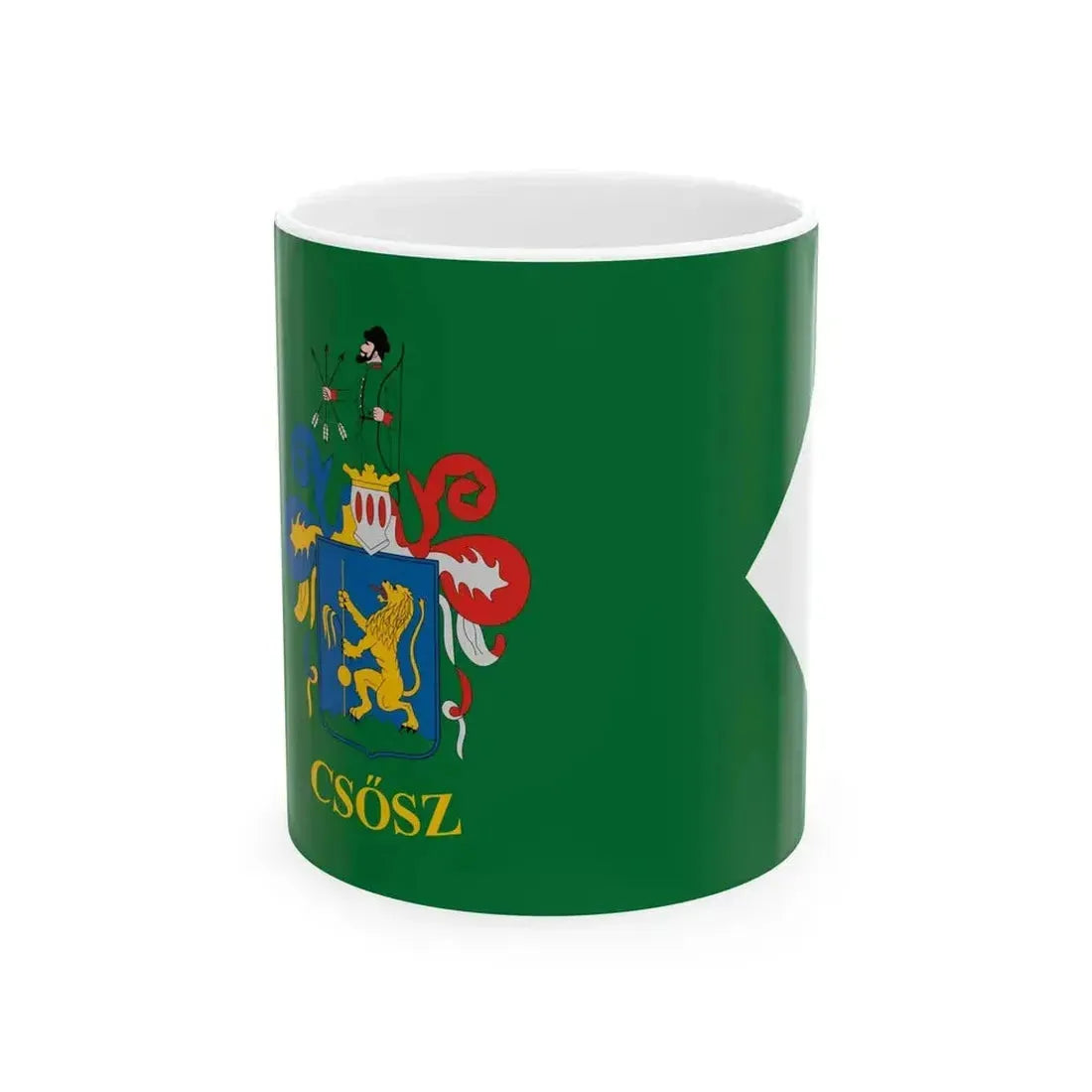 Flag of Csosz (Hungary) White Coffee Mug 11oz - Go Mug Yourself