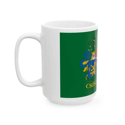 Flag of Csosz (Hungary) White Coffee Mug - Go Mug Yourself