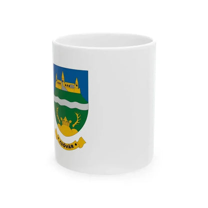 Flag of Csovar (Hungary) White Coffee Mug 11oz - Go Mug Yourself