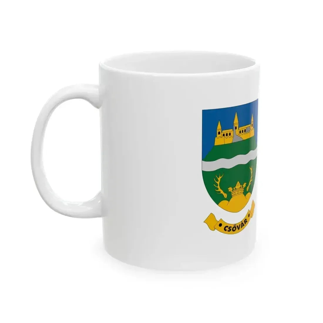 Flag of Csovar (Hungary) White Coffee Mug - Go Mug Yourself