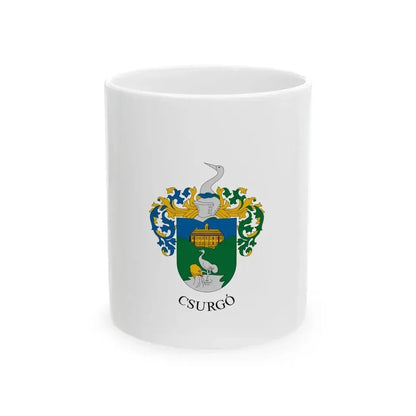 Flag of Csurgo (Hungary) White Coffee Mug 11oz - Go Mug Yourself