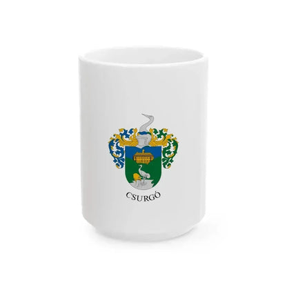 Flag of Csurgo (Hungary) White Coffee Mug 15oz - Go Mug Yourself