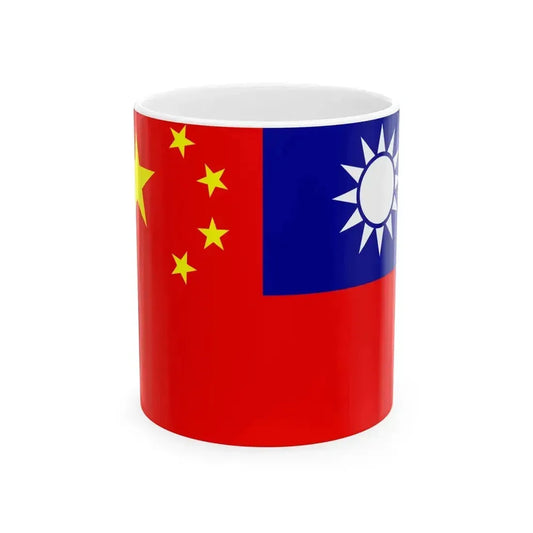 Flag of CTN (China) White Coffee Mug 11oz - Go Mug Yourself