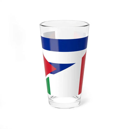Flag of Cuba and Italy (Cuba) Pint Glass 16oz 16oz - Go Mug Yourself