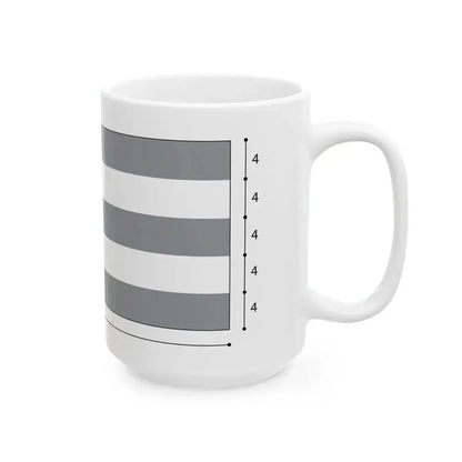 Flag of Cuba constructios (Cuba) White Coffee Mug - Go Mug Yourself