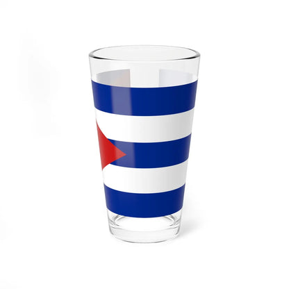 Flag of Cuba (Cuba) Pint Glass 16oz 16oz - Go Mug Yourself