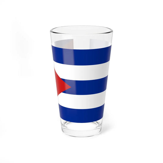 Flag of Cuba (Cuba) Pint Glass 16oz 16oz - Go Mug Yourself