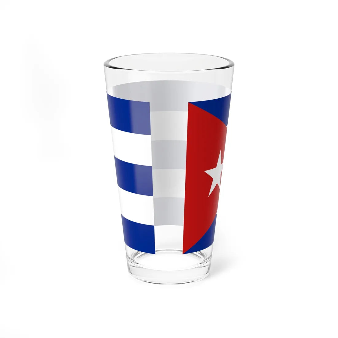 Flag of Cuba (Cuba) Pint Glass 16oz - Go Mug Yourself