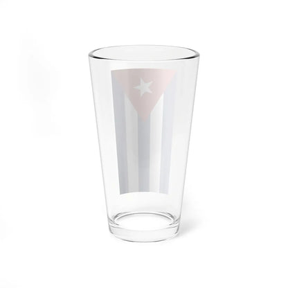 Flag of Cuba vertical (Cuba) Pint Glass 16oz - Go Mug Yourself