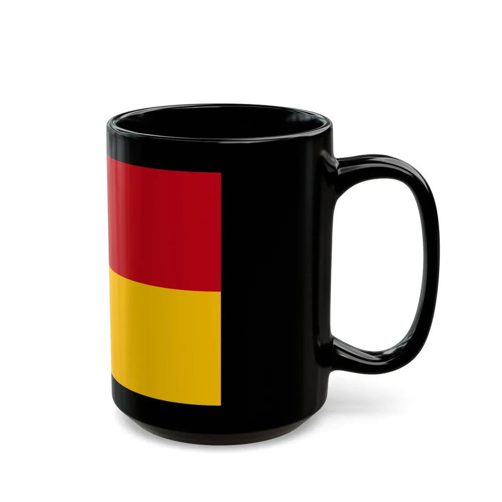 Flag of Cuenca Ecuador - Black Coffee Mug-Go Mug Yourself