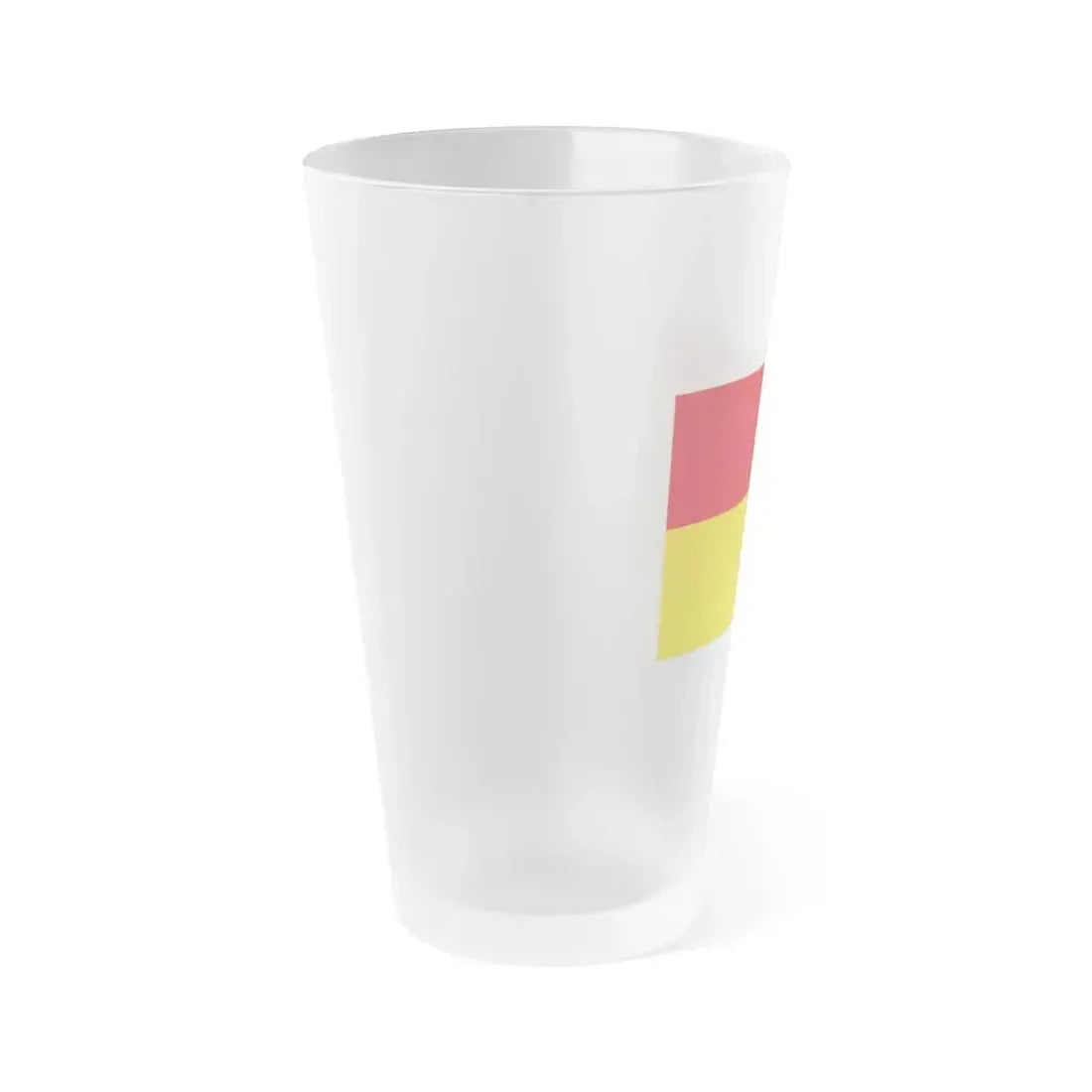 Flag of Cuenca Ecuador - Frosted Pint Glass 16oz - Go Mug Yourself