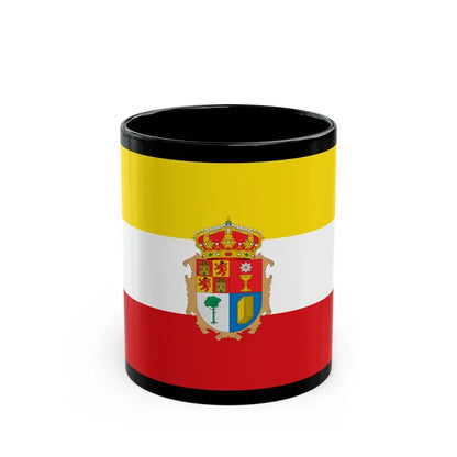 Flag of Cuenca Spain - Black Coffee Mug-11oz-Go Mug Yourself