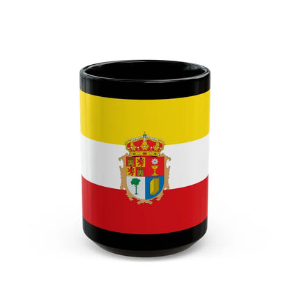 Flag of Cuenca Spain - Black Coffee Mug-15oz-Go Mug Yourself