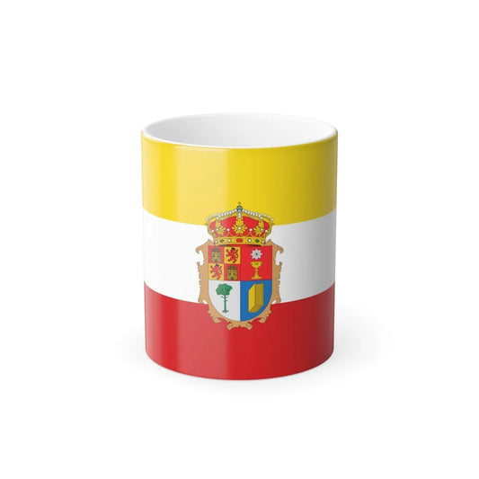 Flag of Cuenca Spain - Color Changing Coffee Mug-11oz-Go Mug Yourself