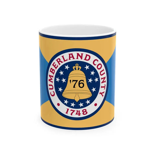 Flag of Cumberland County New Jersey (United States) White Coffee Mug 11oz - Go Mug Yourself