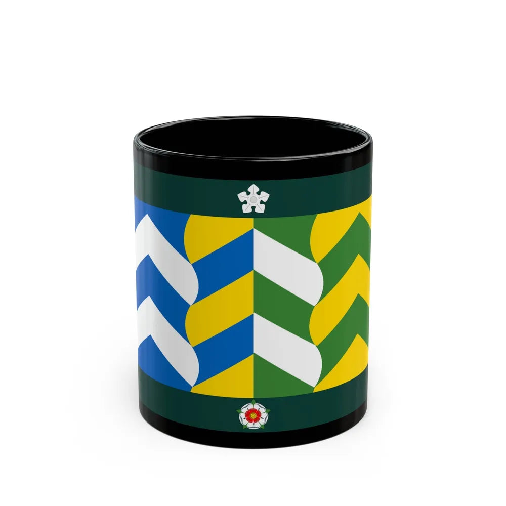 Flag of Cumbria UK - Black Coffee Mug-11oz-Go Mug Yourself