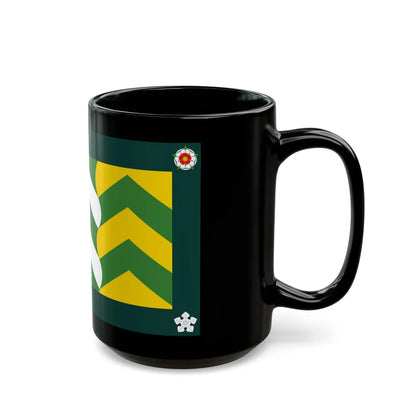 Flag of Cumbria UK - Black Coffee Mug-Go Mug Yourself