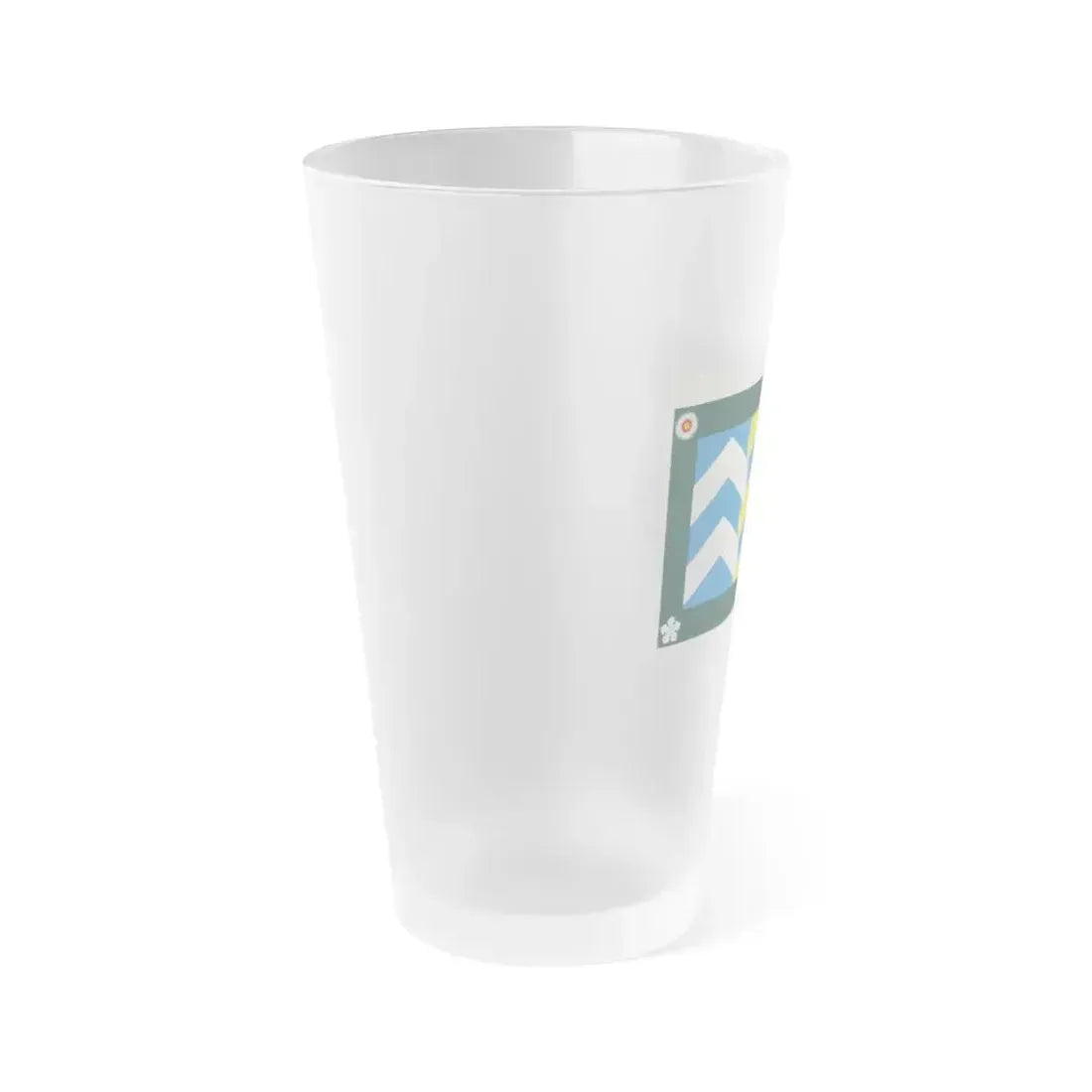 Flag of Cumbria UK - Frosted Pint Glass 16oz - Go Mug Yourself