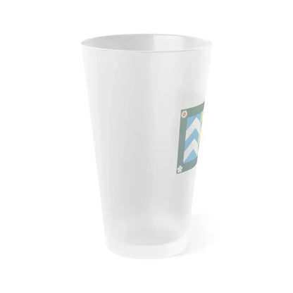 Flag of Cumbria UK - Frosted Pint Glass 16oz - Go Mug Yourself