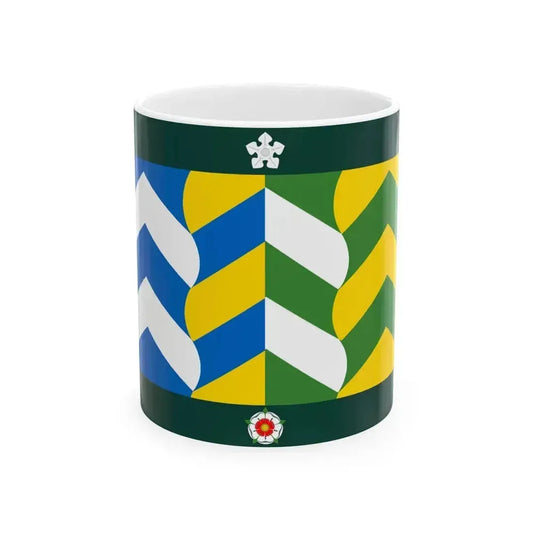 Flag of Cumbria UK - White Coffee Mug 11oz - Go Mug Yourself