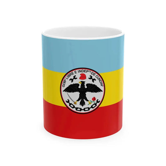 Flag of Cundinamarca (Colombia) White Coffee Mug 11oz - Go Mug Yourself