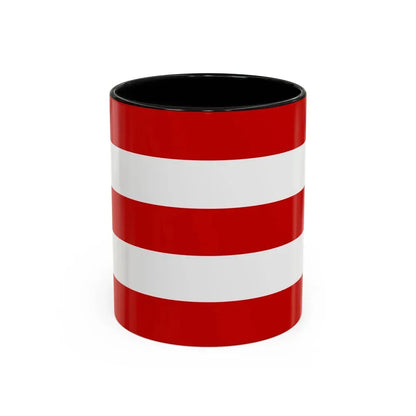 Flag of Cuneo Italy - Accent Coffee Mug 11oz Black - Go Mug Yourself