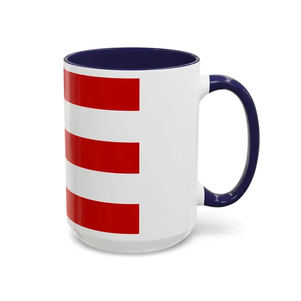 Flag of Cuneo Italy - Accent Coffee Mug - Go Mug Yourself