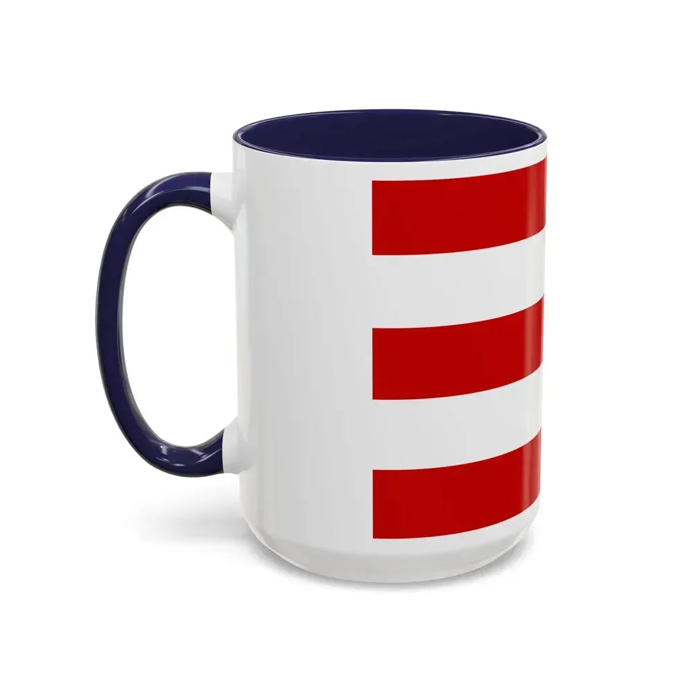 Flag of Cuneo Italy - Accent Coffee Mug - Go Mug Yourself