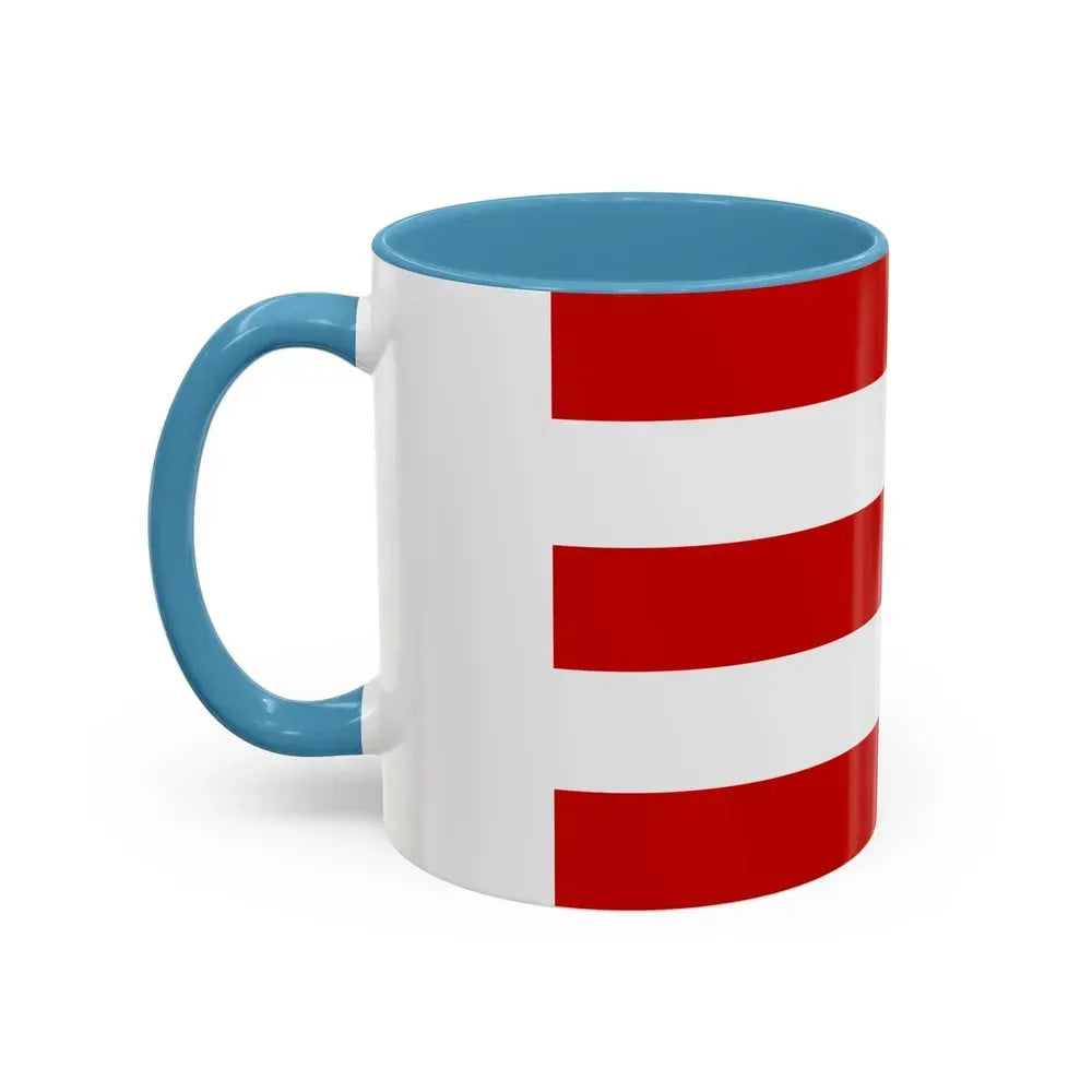 Flag of Cuneo Italy - Accent Coffee Mug - Go Mug Yourself
