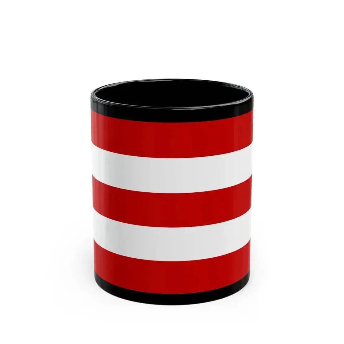 Flag of Cuneo Italy - Black Coffee Mug 11oz - Go Mug Yourself