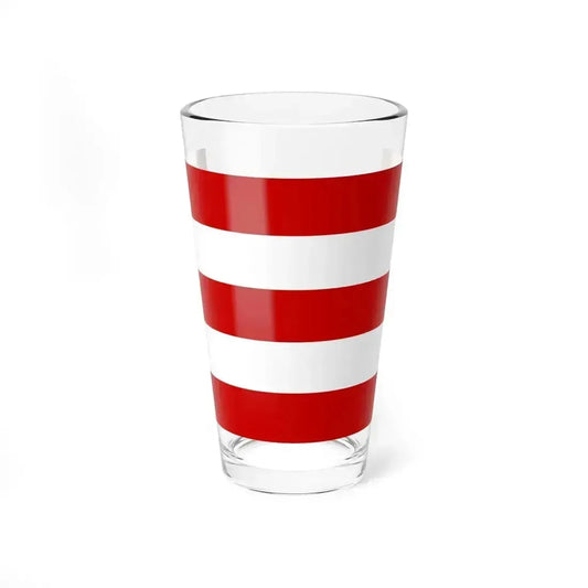 Flag of Cuneo Italy - Pint Glass 16oz 16oz - Go Mug Yourself