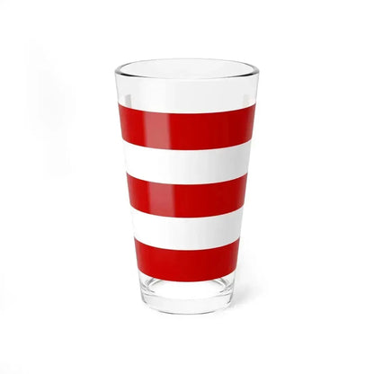 Flag of Cuneo Italy - Pint Glass 16oz 16oz - Go Mug Yourself