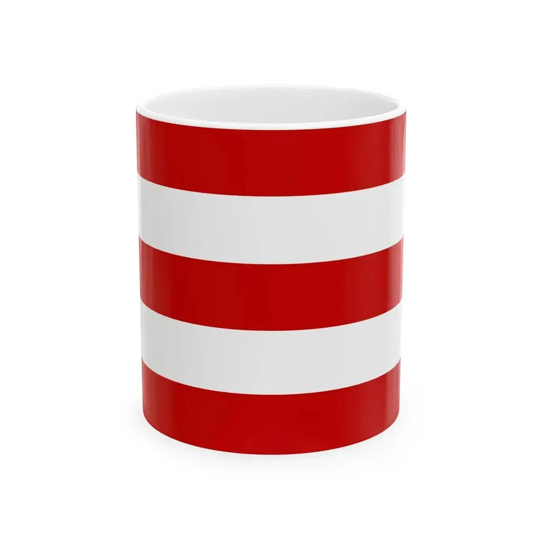 Flag of Cuneo (Italy) White Coffee Mug 11oz - Go Mug Yourself