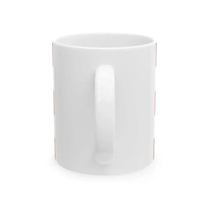 Flag of Cuneo (Italy) White Coffee Mug - Go Mug Yourself