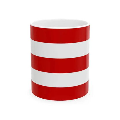 Flag of Cuneo Italy - White Coffee Mug - Go Mug Yourself
