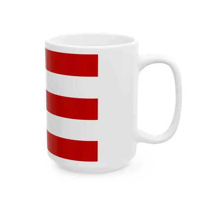 Flag of Cuneo (Italy) White Coffee Mug - Go Mug Yourself