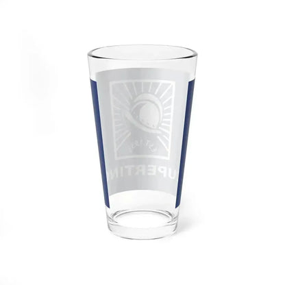Flag of Cupertino, California - Pint Glass 16oz - Go Mug Yourself