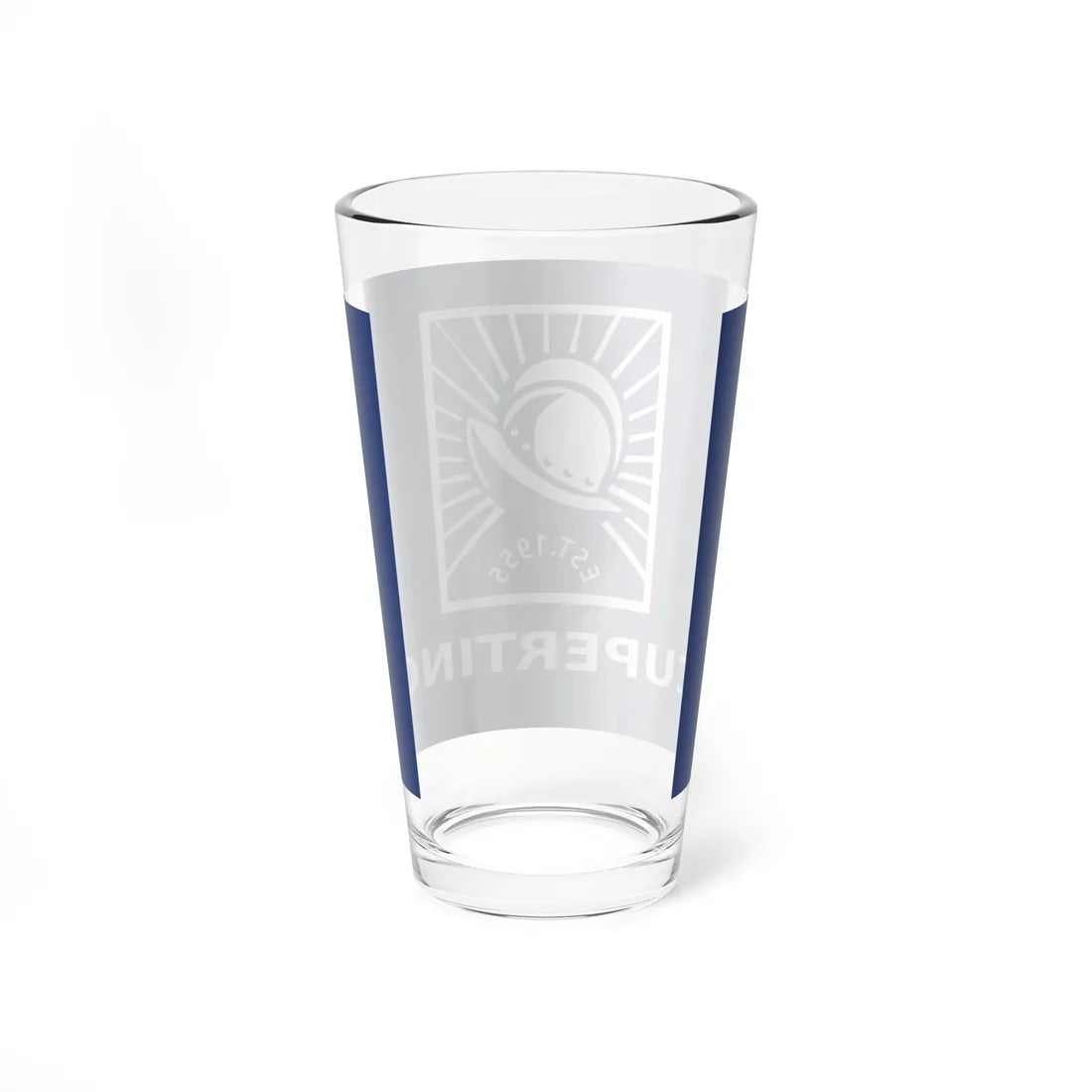 Flag of Cupertino California (United States) Pint Glass 16oz - Go Mug Yourself