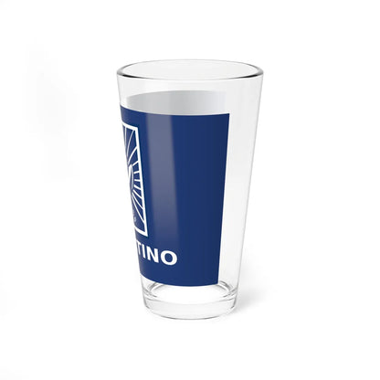 Flag of Cupertino California (United States) Pint Glass 16oz - Go Mug Yourself