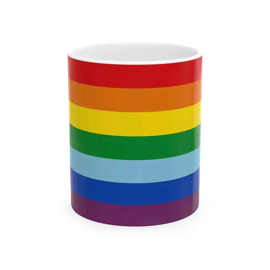 Flag of Cusco 1978-2021 (Peru) White Coffee Mug 11oz - Go Mug Yourself