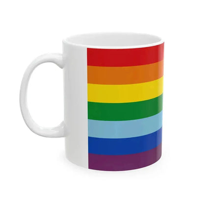 Flag of Cusco 1978-2021 (Peru) White Coffee Mug - Go Mug Yourself
