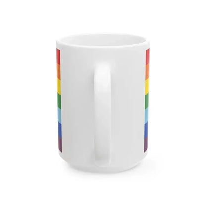 Flag of Cusco 1978-2021 (Peru) White Coffee Mug - Go Mug Yourself