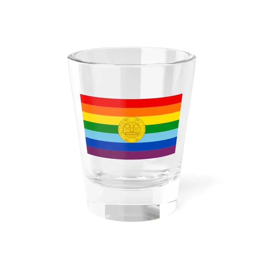 Flag of Cusco 2021 (Peru) Shot Glass 1.5oz 1.5oz - Go Mug Yourself