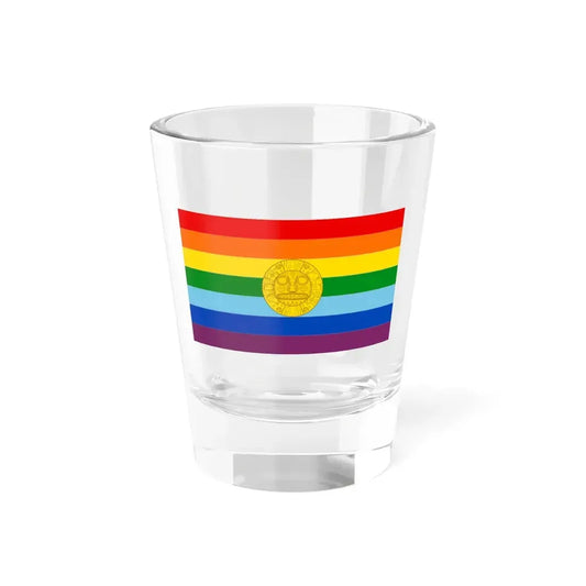 Flag of Cusco 2021 (Peru) Shot Glass 1.5oz 1.5oz - Go Mug Yourself