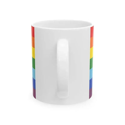Flag of Cusco 2021 (Peru) White Coffee Mug - Go Mug Yourself
