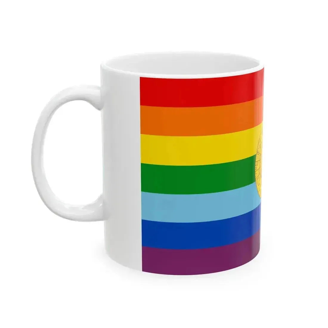 Flag of Cusco 2021 (Peru) White Coffee Mug - Go Mug Yourself